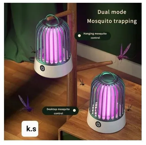 Lámpara Eléctrica Trampa Mata Mosquitos Descarga Eléctrica